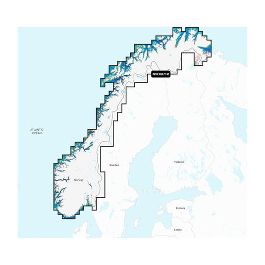 Norway, Lakes & Rivers - Inland Marine Charts
