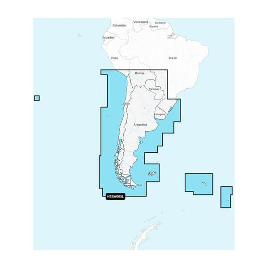 Chile, Argentina & Easter Island - Marine Chart