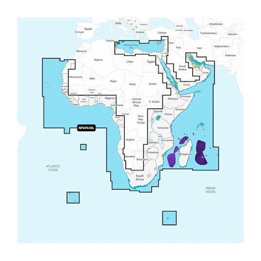 Africa & Middle East - Marine Charts