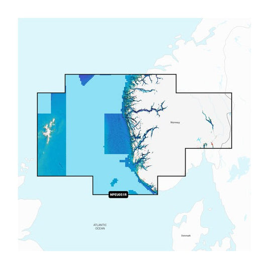 Norway, Lista to Sognefjord - Marine Charts