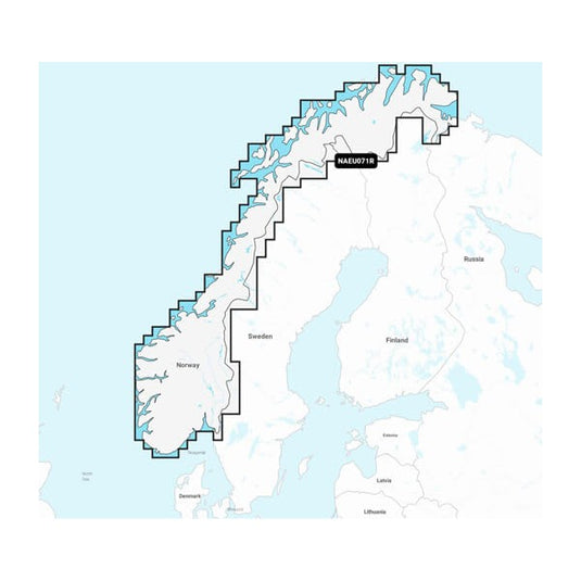 Norway, Lakes & Rivers - Inland Marine Charts