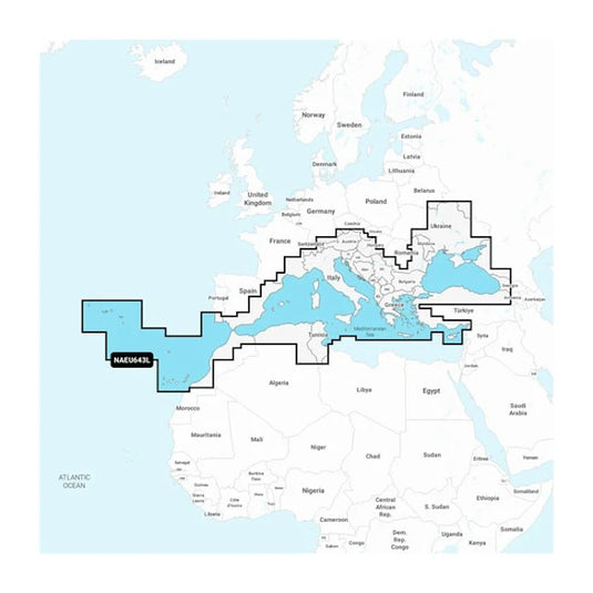 Mediterranean & Black Sea - Marine Charts