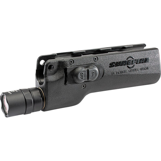 DEDICATED SMG FOREND, 3V, MP5, 500 LUMENS, BLACK, MOMENTARY/CONSTANT ON MODES