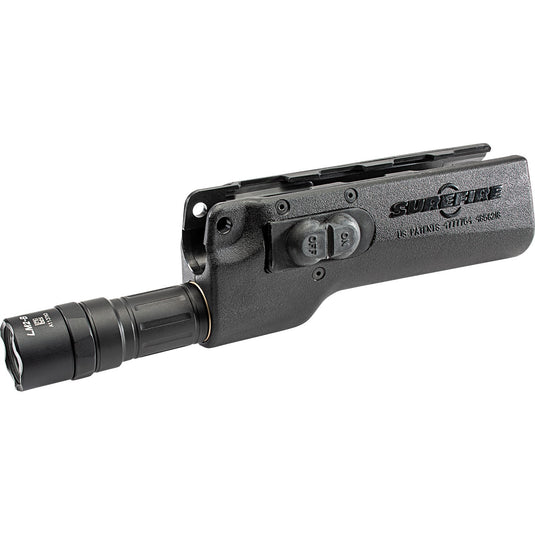DEDICATED SMG FOREND, 6V, MP5, 1000 LUMENS, BLACK, MOMENTARY/CONSTANT ON MODES