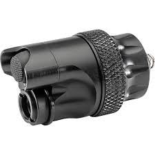 DUAL SW/TAIL CAP ASSY FOR SCOUTLIGHT SERIES, LOW-CURRENT, BLACK, 7" CABLE
