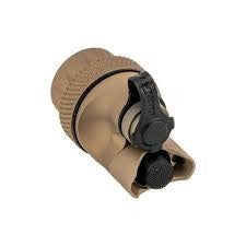 DUAL SW/TAIL CAP ASSY FOR SCOUTLIGHT SERIES, LOW-CURRENT, TAN, 7" CABLE