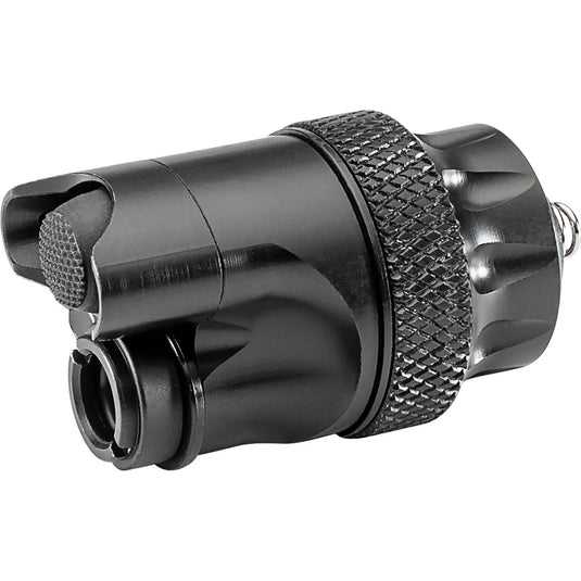 DUAL SW/TAIL CAP ASSY FOR SCOUTLIGHT SERIES, LOW-CURRENT, BLACK, SWITCH CABLE NOT INCLUDED