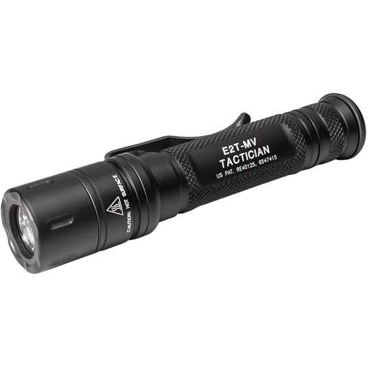 TACTICIAN, 6V, DUAL OUTPUT 800/5 LU, WH LED, ALUM BLACK TYPE III ANO, TACTICAL SWITCH
