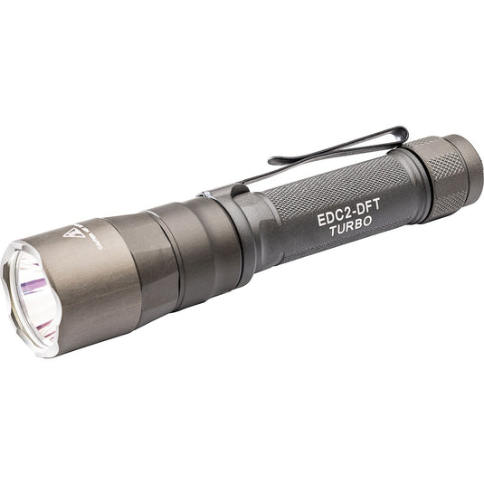 EVERYDAY CARRY LIGHT, DUAL-FUEL TURBO, 18650/123, HARD ANODIZED, NO DYE