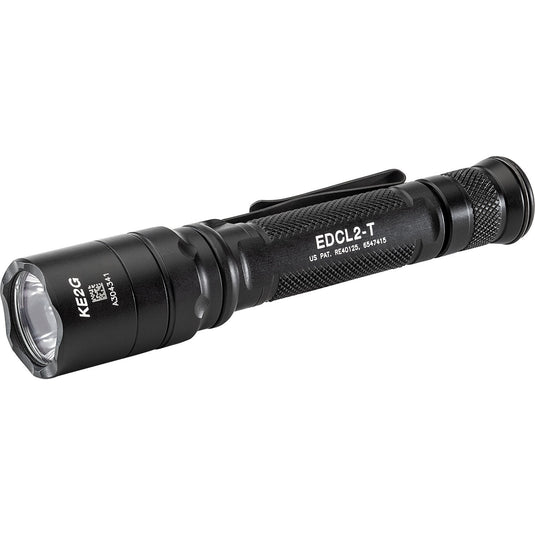 EVERY DAY CARRY TACTICAL, 6V, DUAL STAGE 5/1200 LU, WH LED, ALUM BLACK TYPE III ANO, TACTICAL SWITCH