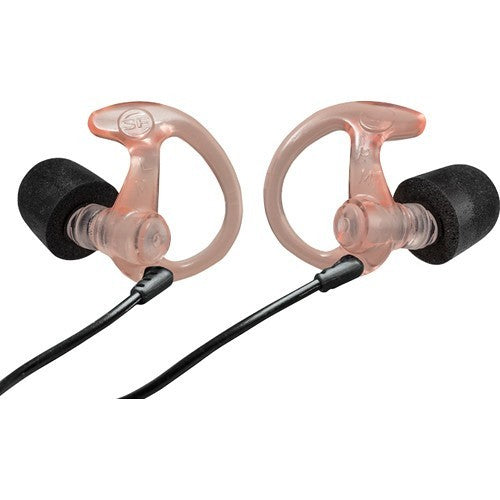 COMPLY FOAM TIPPED, FULL BLOCK EARPLUGS, SMALL, 1 PAIR, CLEAR