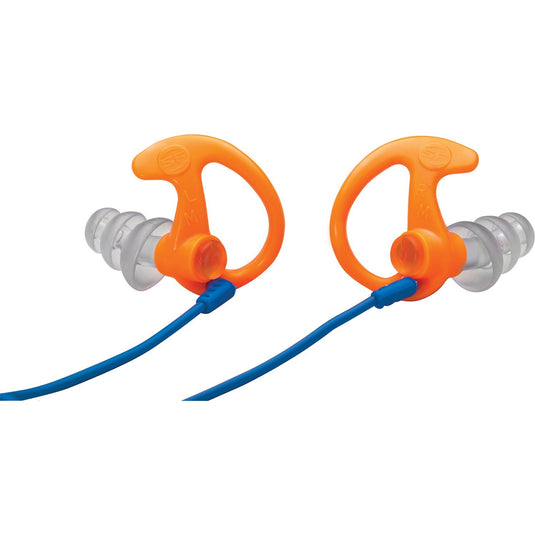 TRIPLE FLANGED, FULL BLOCK EARPLUGS, MEDIUM, 1 PAIR, ORANGE