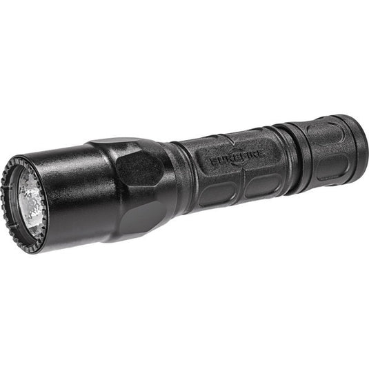 G2X LAW ENFORCEMENT, 6 VOLT, DUAL STAGE HIGH FIRST 600/15 LU, POLYMER & ALUM, BLACK, CLICK STYLE SWITCH