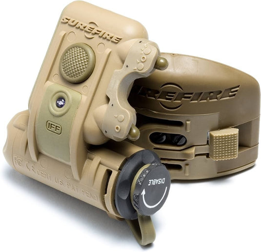 HELMET LIGHT,  3V, 1.4 -19.2 LU, IR/YG/IR LEDS, TAN