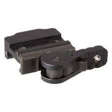 SCOUTLIGHT LEVER MOUNT, AMERICAN DEFENSE MANUFACTURING, PATENTED QD AUTO LOCK LEVER SYSTEM, BLACK, TYPE III ANO