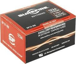 12 SF123A BATTERIES, BOXED