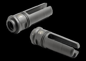 3 PRONG FLASH HIDER FOR M4/M16/AR VARIANTS, SERVES AS SUPPRESSOR ADAPTER FOR SOCOM 5.56 SUPPRESSORS. 1/2X28 THREADS