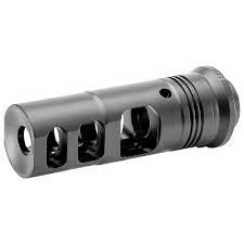MUZZLE BRAKE FOR 5/8-24 THREADS, SERVES AS SUPPRESSOR ADAPTER FOR SOCOM338-Ti SUPPRESSOR
