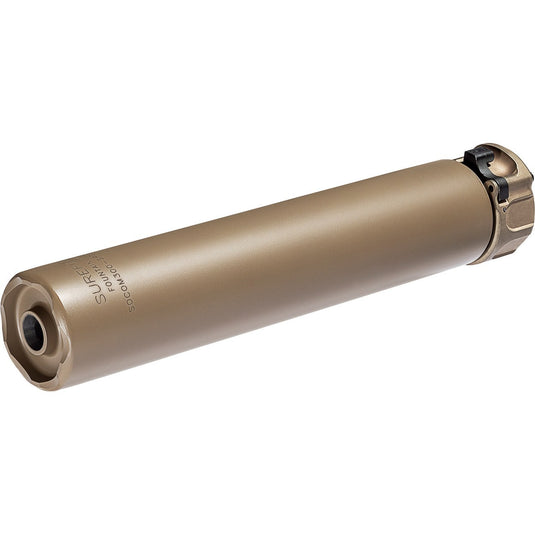 2ND GEN SOCOM SUPPRESSOR, SS & HIGH TEMPERATURE ALLOY CONSTRUCTION, FOR USE WITH 5.56-300 WM AMMUNITION, DARK EARTH FINISH