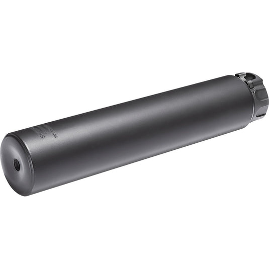 END MOUNT SOUND SUPPRESSOR, TITANIUM CONSTRUCTION, FOR USE WITH .338 CALIBER AMMUNITION, DARK EARTH FINISH