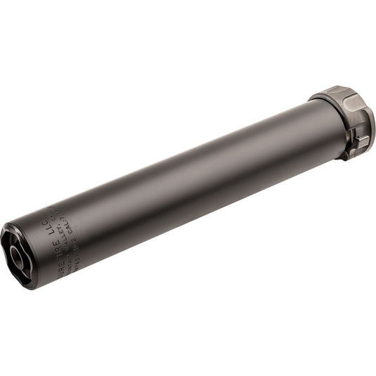 2ND GEN SOCOM SUPPRESSOR, DESIGNED FOR MACHINE GUN, HIGH TEMP ALLOY CONSTRUCTION, FOR USE WITH 7.62 CALIBER AMMO, BLACK FINISH
