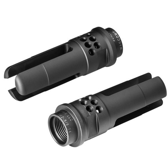 PORTED 3 PRONG FLASH HIDER FOR AK47, SERVES AS SUPPRESSOR ADAPTER FOR 7.62 SUPPRESSORS
