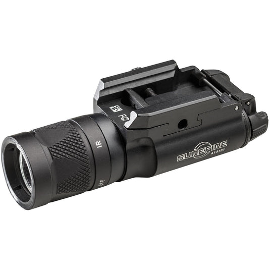 X300V, VAMPIRE WITH WHITE/INFRARED LEDS, UNIVERSAL/PICATINNY LEVER LATCH MOUNT, 350 LUMENS/120mW, BLACK, PUSH/TOGGLE Z-XBC SWITCH
