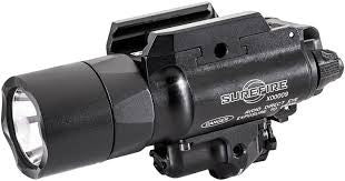 X400 TURBO, 6V, UNIVERSAL/PICATINNY THUMBSCREW RAIL MOUNT, HIGH-CANDELA, 635 nM RED LASER, BLACK, Z-XBC PUSH/TOGGLE SWITCH