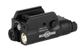 XC1-C COMPACT PISTOL LIGHT, 1.5v, WEDGE LOCK UNIVERSAL/PICATINNY RAIL MOUNT, 300 LUMENS, ONE AAA Ni-MH RECHARGEABLE BATTERY, TYPE III ANODIZED ALUMINUM, BLACK