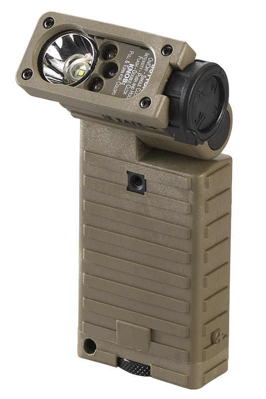 Sidewinder Military Model - White, Red, Blue, IR LEDs - Includes (2) “AA” Alkaline batteries - Clam