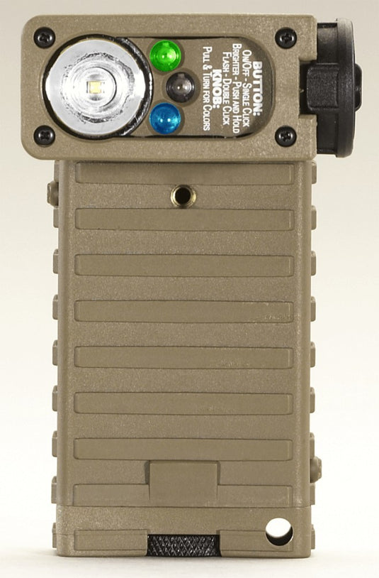 Sidewinder Aviation Model - White, Green, Blue, IR LEDs - Includes MOLLE retainer and (2) “AA” Alkaline batteries - Box