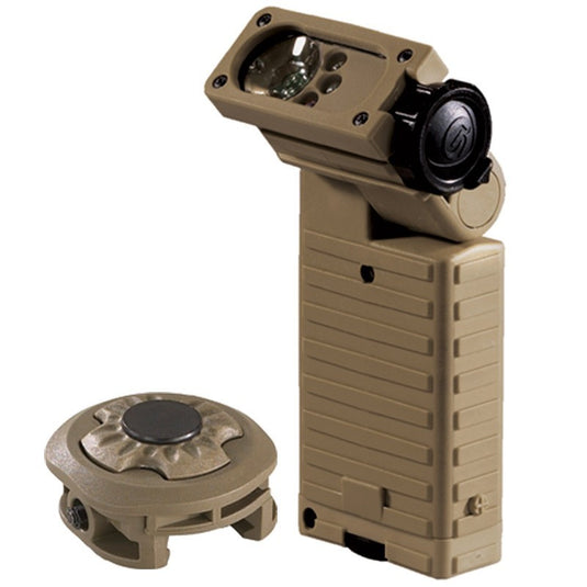 Sidewinder Military Model - White, Red, Blue, IR LEDs - Includes helmet mount and (2) “AA” Alkaline batteries - Clam