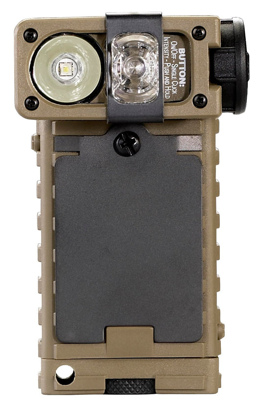 Sidewinder Rescue Kit - White, Green, Blue, IR LEDs - Includes MOLLE retainer, paracord and (2) “AA” Alkaline batteries - Clam