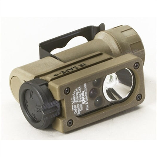 Sidewinder Compact Military Model - White, Red, Blue, IR LEDs - Includes CR123A lithium battery - Clam
