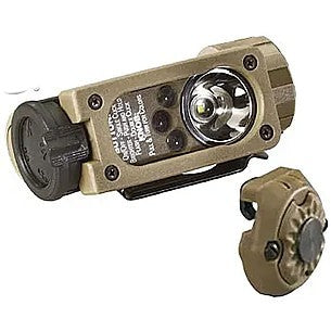 Sidewinder Compact Aviation Model - White, Green, Blue, IR LEDs - Includes helmet mount and CR123A lithium battery - Mailer