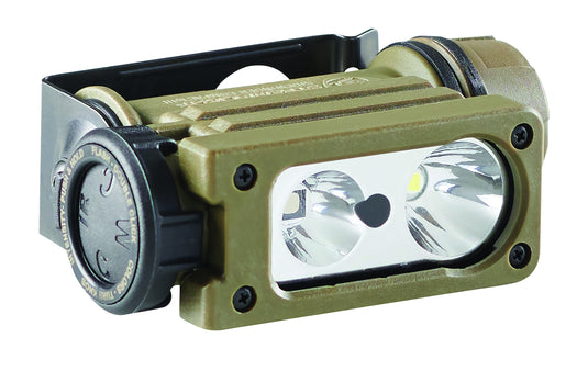 Sidewinder Compact III UC (User Configurable) Model - White, 2 LED Color Options (Red, Green, or Blue), IR LEDs - Includes (1) AA alkaline battery and (1) CR123A lithium battery - Box