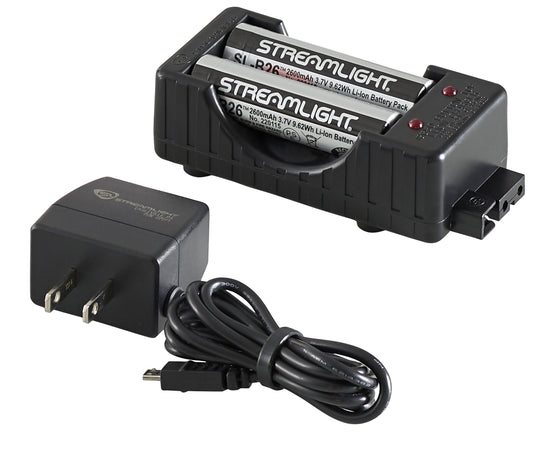 SL-B26 Charger Kit - 120V AC - Includes (2) SL-B26 battery packs