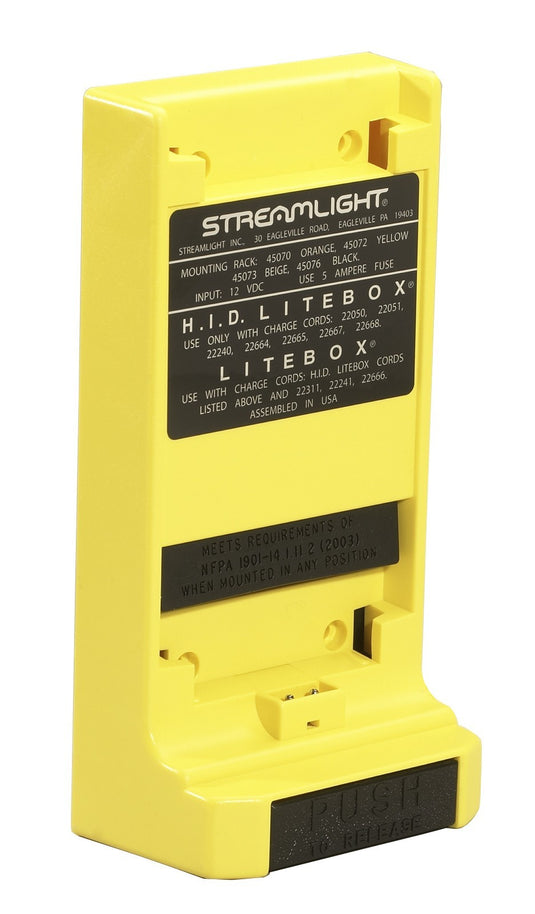 Standard System Mounting Rack - Yellow - LiteBox/FireBox Series