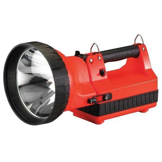 HID LiteBox Vehicle Mount System - 12V DC - Includes flood lens, DC power cord, shoulder strap & direct wire rack - Orange
