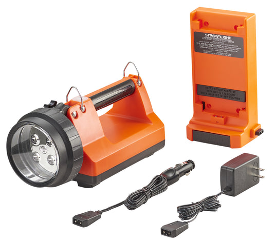 E-Flood FireBox Standard System - 120V/100V AC/12V DC - Includes shoulder strap & mounting rack - Orange