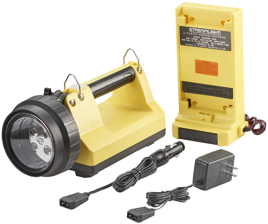 E-Flood LiteBox Standard System - 120V/100V AC/12V DC - Includes shoulder strap & mounting rack - Yellow