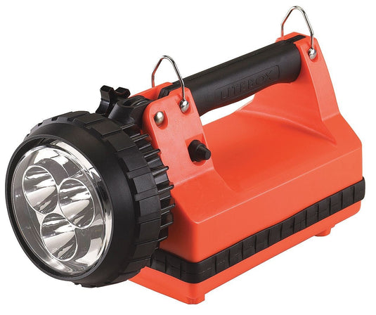 E-Spot LiteBox Standard System - 120V/100V AC/12V DC - Includes shoulder strap & mounting rack - Orange