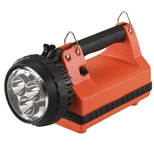 E-Spot LiteBox Power Failure System - 120V/100V AC/12V DC - Includes shoulder strap & mounting rack - Orange
