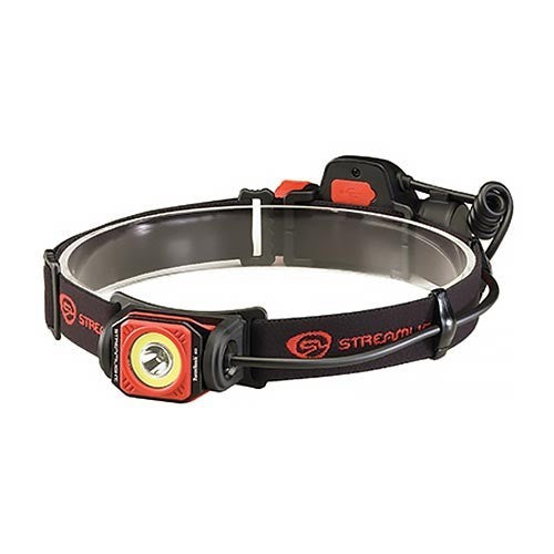 Twin-Task USB Headlamp - Includes USB cord - Clam - Red