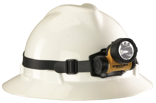 Trident Div. 2 with White LEDs - Includes Alkaline batteries, rubber & elastic straps - Yellow