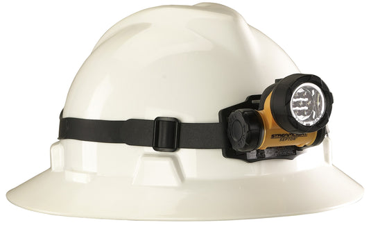 Septor Div. 2 - Includes Alkaline batteries, rubber & elastic straps - Yellow