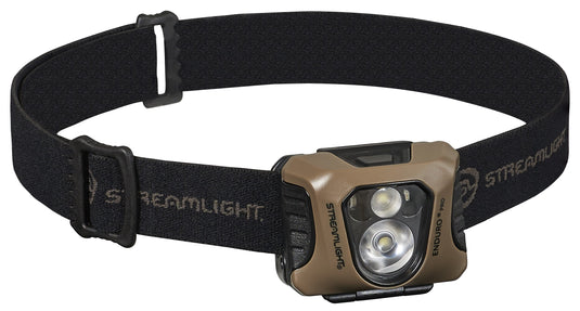 Enduro Pro - White/Green LEDs - Includes (3) "AAA" Alkaline batteries, elastic headstrap - Clam - Coyote