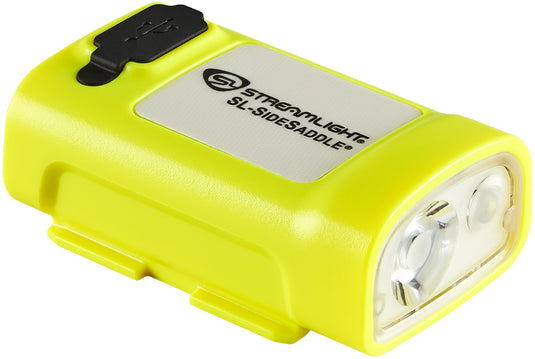 SL-SideSaddle USB - Includes hard hat mount kit (baseplate, slot strap, universal Y-strap), USB-C cord and (1) lithium polymer battery - Box - Yellow