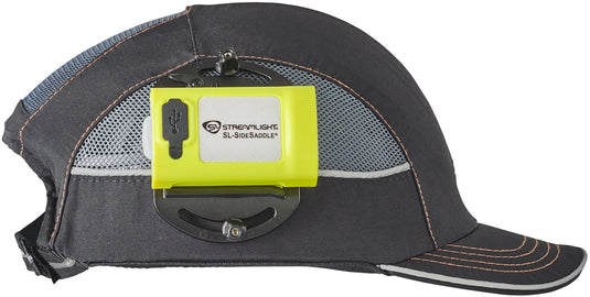 SL-SideSaddle USB Hat Light - Includes (1) polymer battery, USB-C cord and hat mount - Yellow