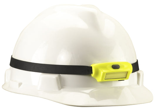 Bandit - Includes elastic headstrap, rubber hard hat strap, 3M® Dual Lock® and USB cord - Box - Yellow